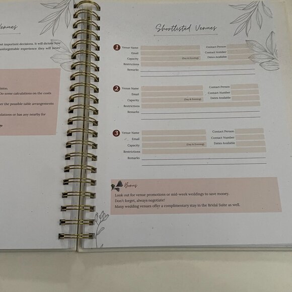 Our Wedding Planner Book - Picture 8 of 10